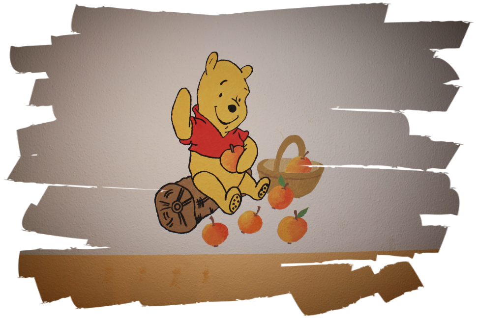 Wandbild Pooh